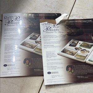 Creative Memories 12x12 Page Protectors - Classic White